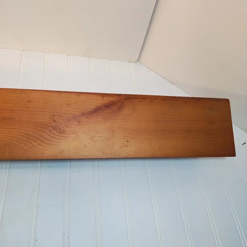 Solid Wood Wall Shelf With 3 Hooks 30
